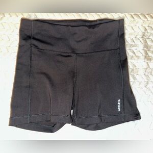 Athleta Ultimate Run Shortie High Rise Black Size Small
